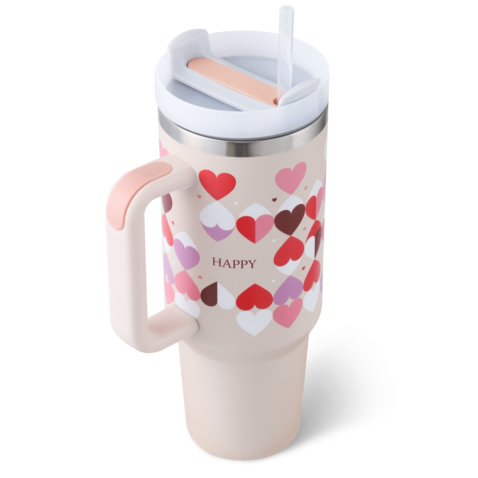 Thirsty Diva tumbler showing colour variants and handle detail