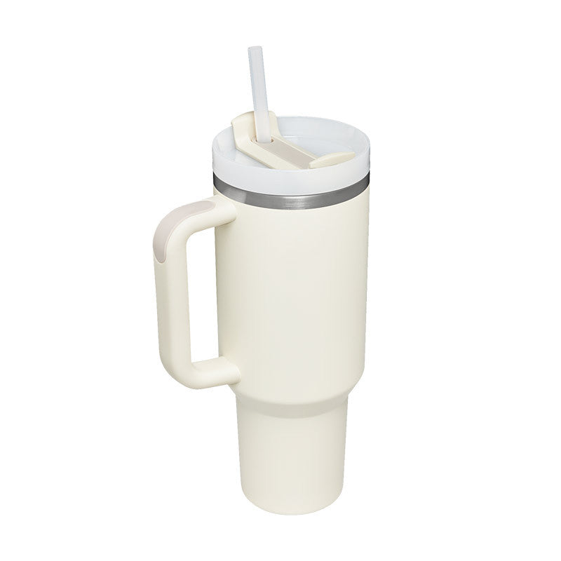 40oz insulated tumbler with reusable straw - lifestyle shot