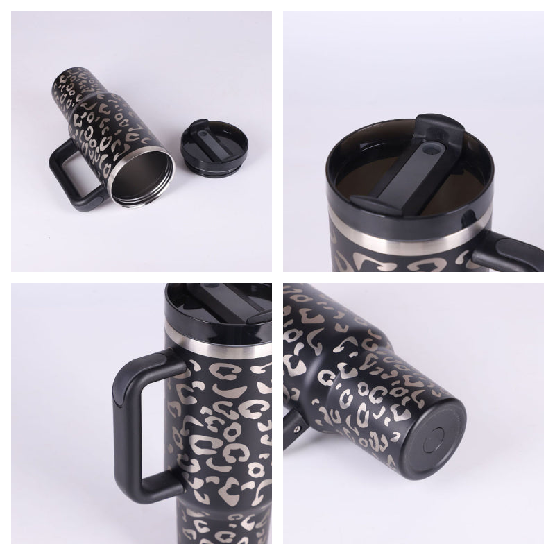 40oz insulated tumbler with straw lid - multiple colour options