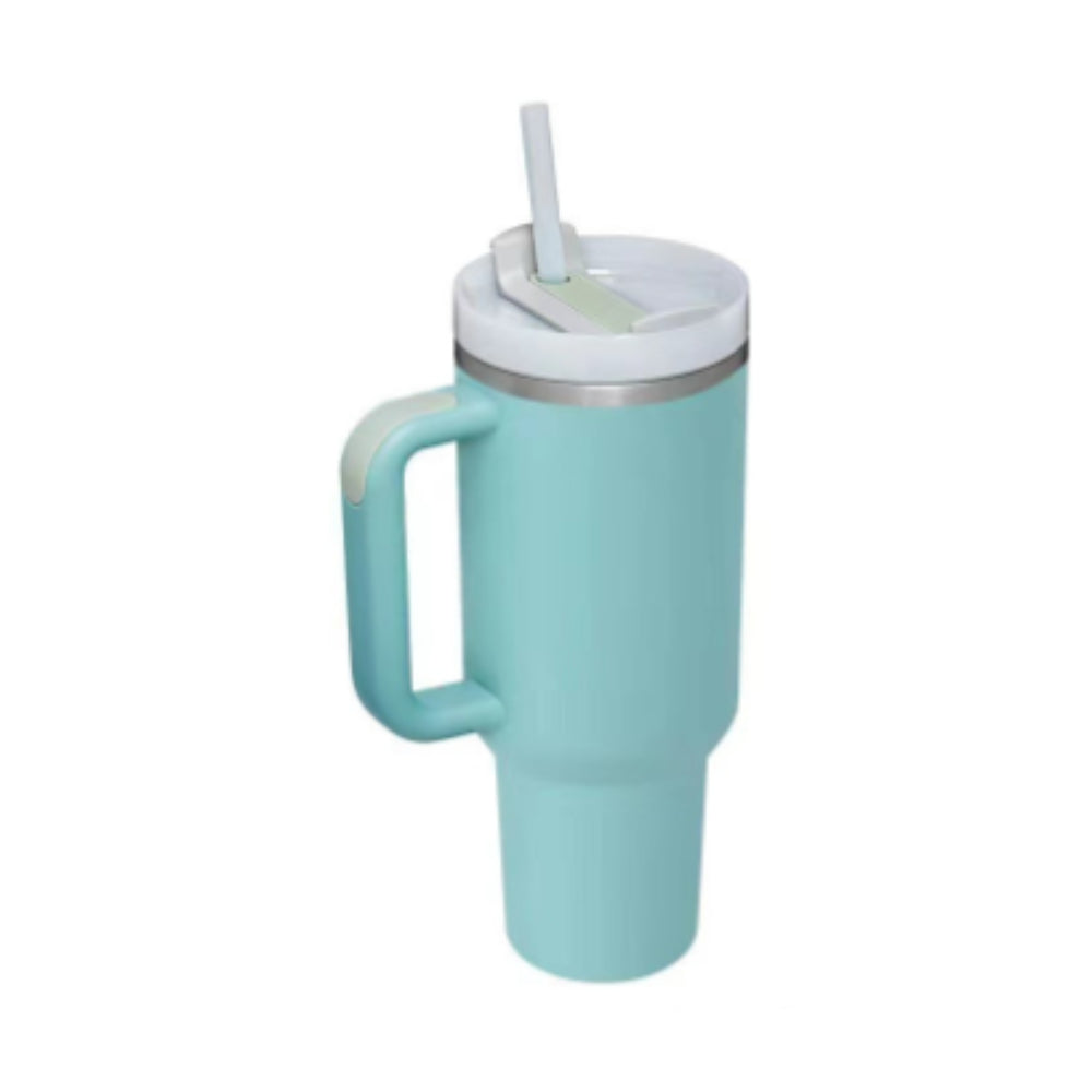 Thirsty Diva tumbler with reusable straw included - front view