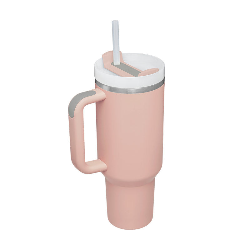 Thirsty Diva 40oz tumbler lifestyle shot - office and commute ready